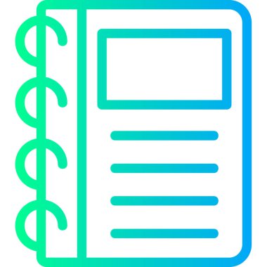 Kitap. Web simgesi basit illüstrasyon