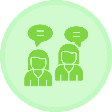 Konuşma ikonu. vektör illüstrasyonu