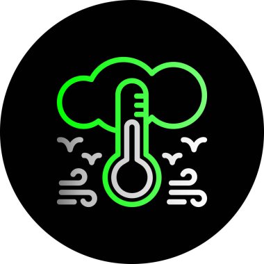 Kişisel ve ticari kullanım için vektör meteorhava simgesi.