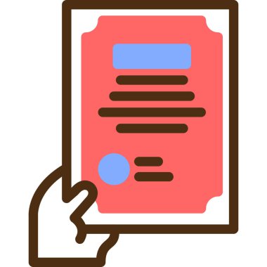 Kitap. Web simgesi basit illüstrasyon