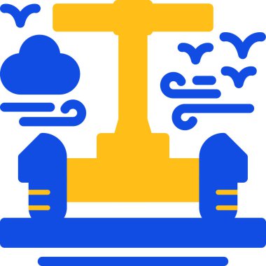 Tekne. Web simgesi basit illüstrasyon