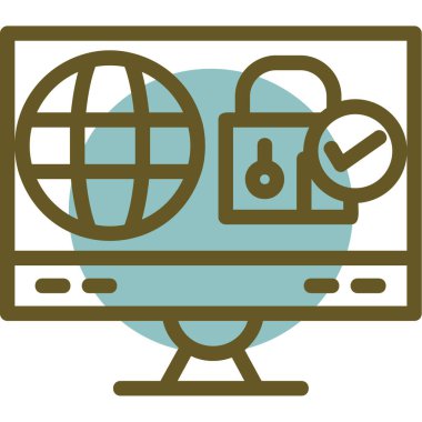 Seo simgesinin vektör illüstrasyonu