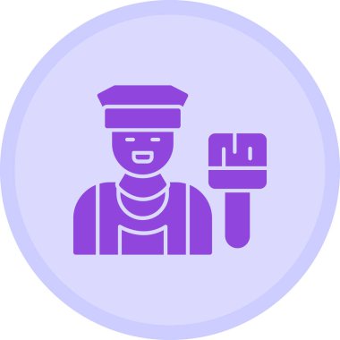 Şapkalı bir adamın vektör çizimi