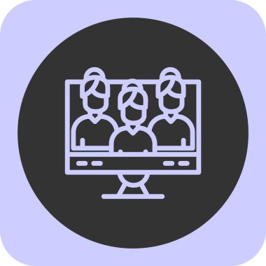 İnsan simgesinin vektör illüstrasyonu