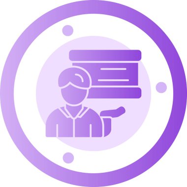 Teslimat. Web simgesi basit illüstrasyon