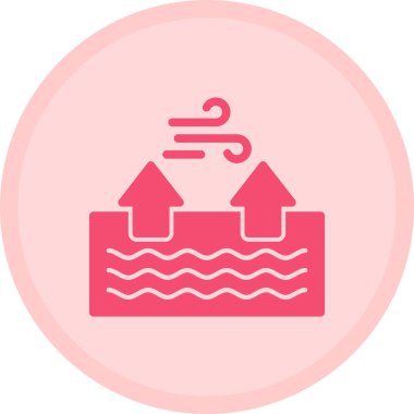 Su. Web simgesi basit illüstrasyon