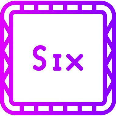 Modern simgenin vektör illüstrasyonu