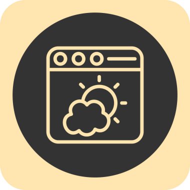 Soyut arkaplanda bulut hesaplama simgesi izole edildi