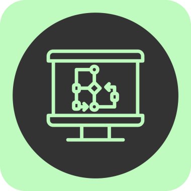 Web tasarım simgesi, vektör illüstrasyonu