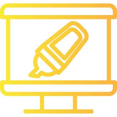 Boya fırçası. Web simgesi