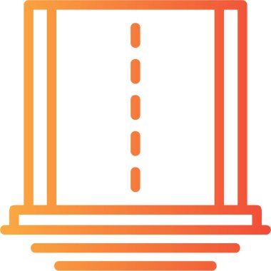 Bariyer. Web simgesi basit illüstrasyon