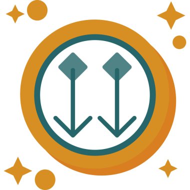 Ok. Web simgesi basit tasarım