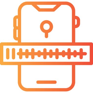 Cep telefonu. Basit resimleme