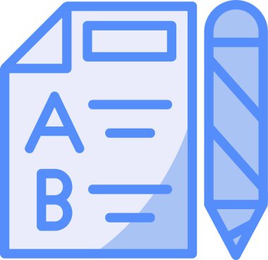 belge simgesi, vektör çizimi