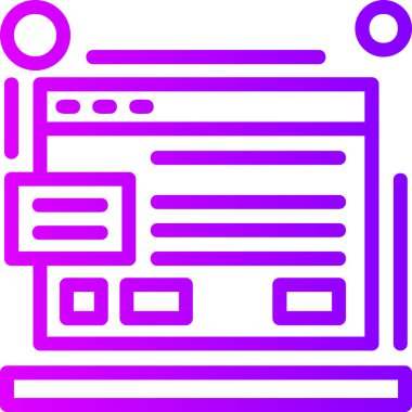 Bilgisayar yönetimi kategorisinde tarayıcı arayüzü internet simgesi