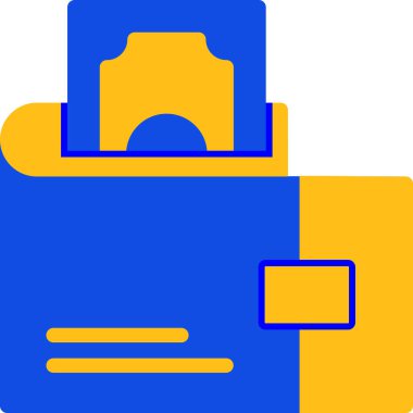 kutu dağıtım kurye simgesi - taslak biçimi