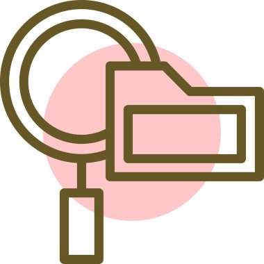 Kamera. Web simgesi basit illüstrasyon