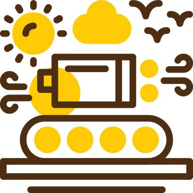 kahve simgesi, vektör illüstrasyonu