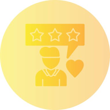 Bir kalp simgesinin vektör illüstrasyonu