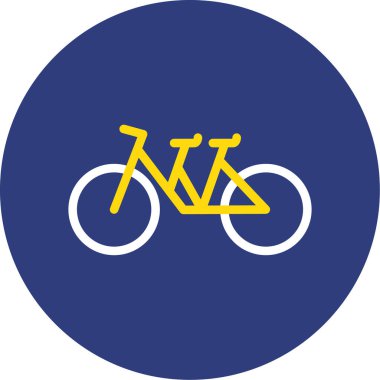 bisiklet vektörü simgesi gösterimi