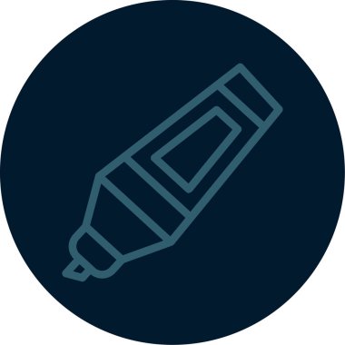 kalem simgesinin vektör illüstrasyonu