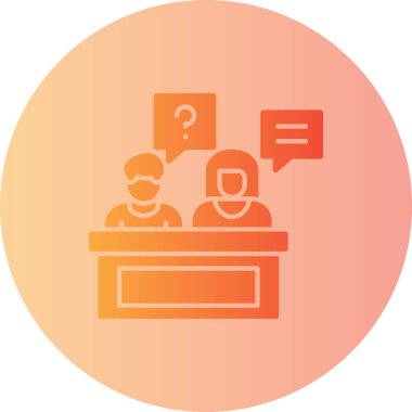 Konuşma baloncukları olan bir grup insanın vektör çizimi