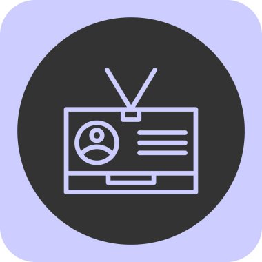 Benzersiz haber vektörü simgesi