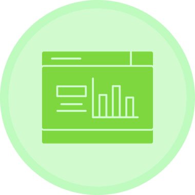 grafik ikonu vektör illüstrasyonu