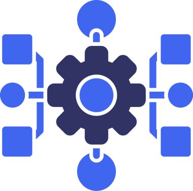 dişli simgesi vektör illüstrasyonu