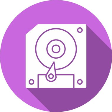 cd disk simgesinin vektör illüstrasyonu