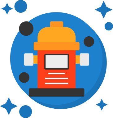 Bir makinenin vektör simgesi