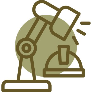 mikroskop modern vektör simgesi