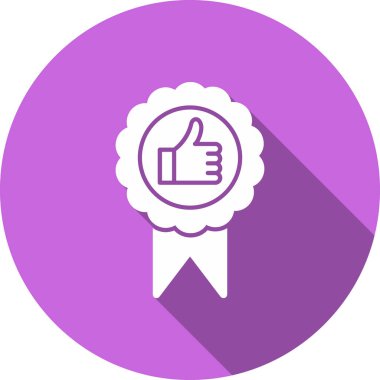 rozet simge. vektör çizim