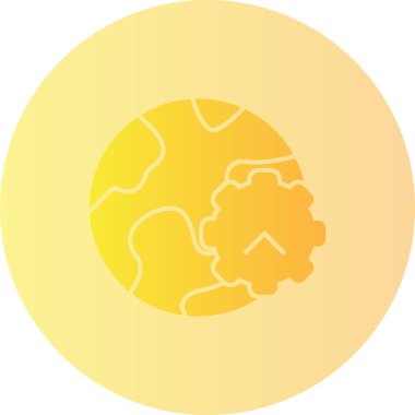 Modern simgenin vektör illüstrasyonu