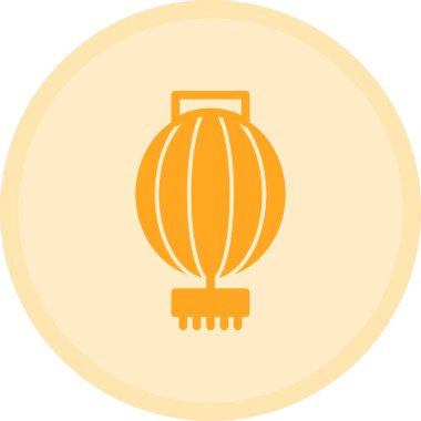 Çin feneri vektör ikonu. Çin feneri işareti. Çince Çin feneri sembolü.