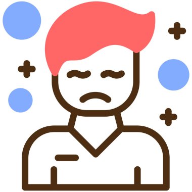 avatar. Web simgesi basit illüstrasyon