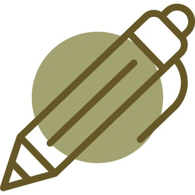 Kalem. Web simgesi basit illüstrasyon