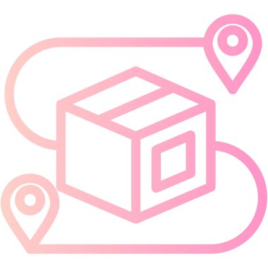 Harita yeri. Web simgesi