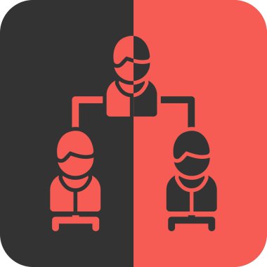 İnsanlar ikonu. Düz çizim tarzı. İnsanlar ve siyah renkli vektör simgesi