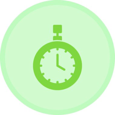 Saat web simgesi, basit vektör illüstrasyonu