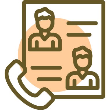 Çağrı merkezi. Web simgesi basit illüstrasyon