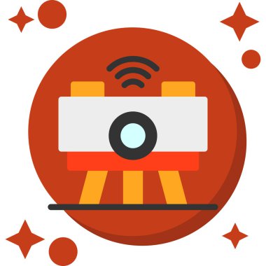 kamera fotoğrafçılık simgesi düz stil