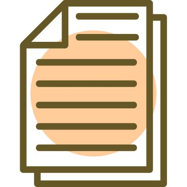 dosya belgesi vektör illüstrasyonu