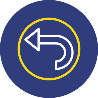 yön ikonu vektör illüstrasyonu