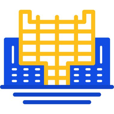 taşıyıcı renk ikonu vektör illüstrasyonu