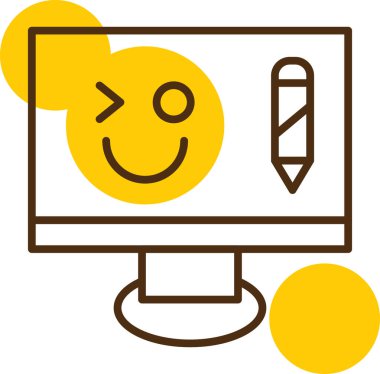 Web tasarım ikonu vektör illüstrasyonu