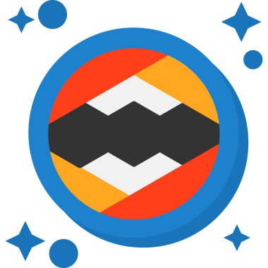 İsrail bayrağının arka planının vektör çizimi