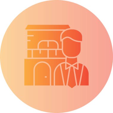 Yapı simgesinin vektör illüstrasyonu