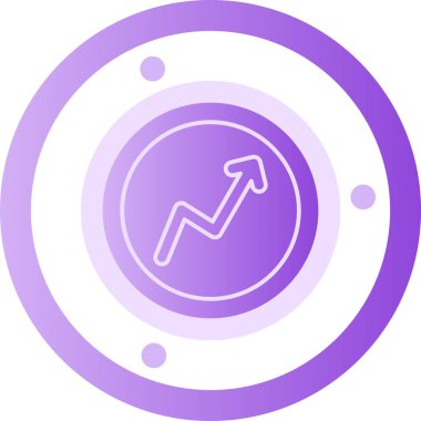 İş ve finans simgesinin vektör illüstrasyonu