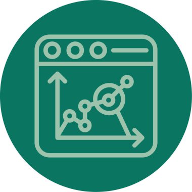 seo modern simgesinin vektör illüstrasyonu